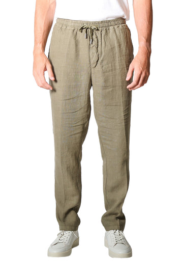 ALTEA Khaki Linen Trousers