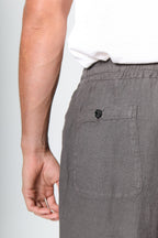 ALTEA | Linen Trousers | Dark Grey