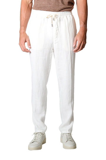 ALTEA White Linen Trousers