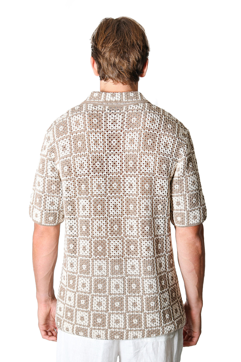 ALTEA | Crochet Shirt | Brown