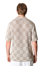 ALTEA | Crochet Shirt | Brown