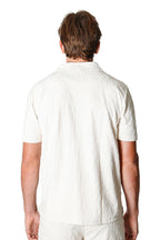 ALTEA | Terry Patterned Shirt | Bone