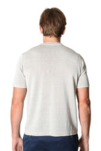 PINI PARMA | Knitted Crew Neck Tee | Sand