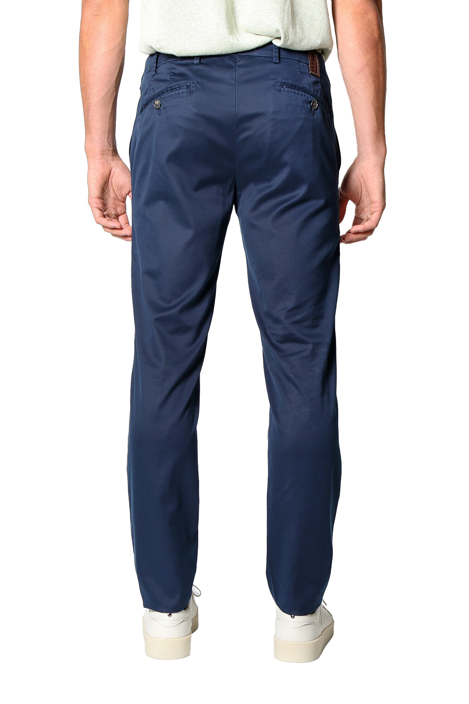 MMX | Slim Fit Chino With Silk | Navy