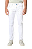 TRAMAROSSA | Denim Leonardo Jeans With Blue Stitch | White