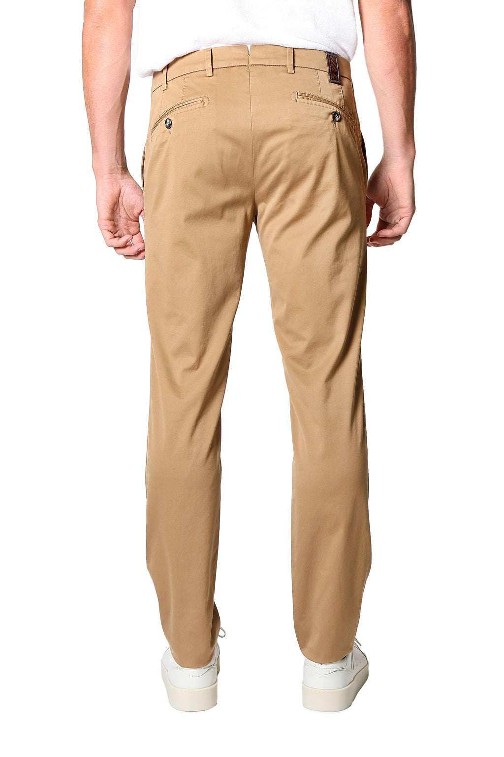 MMX | Slim Fit Chino With Silk | Tan