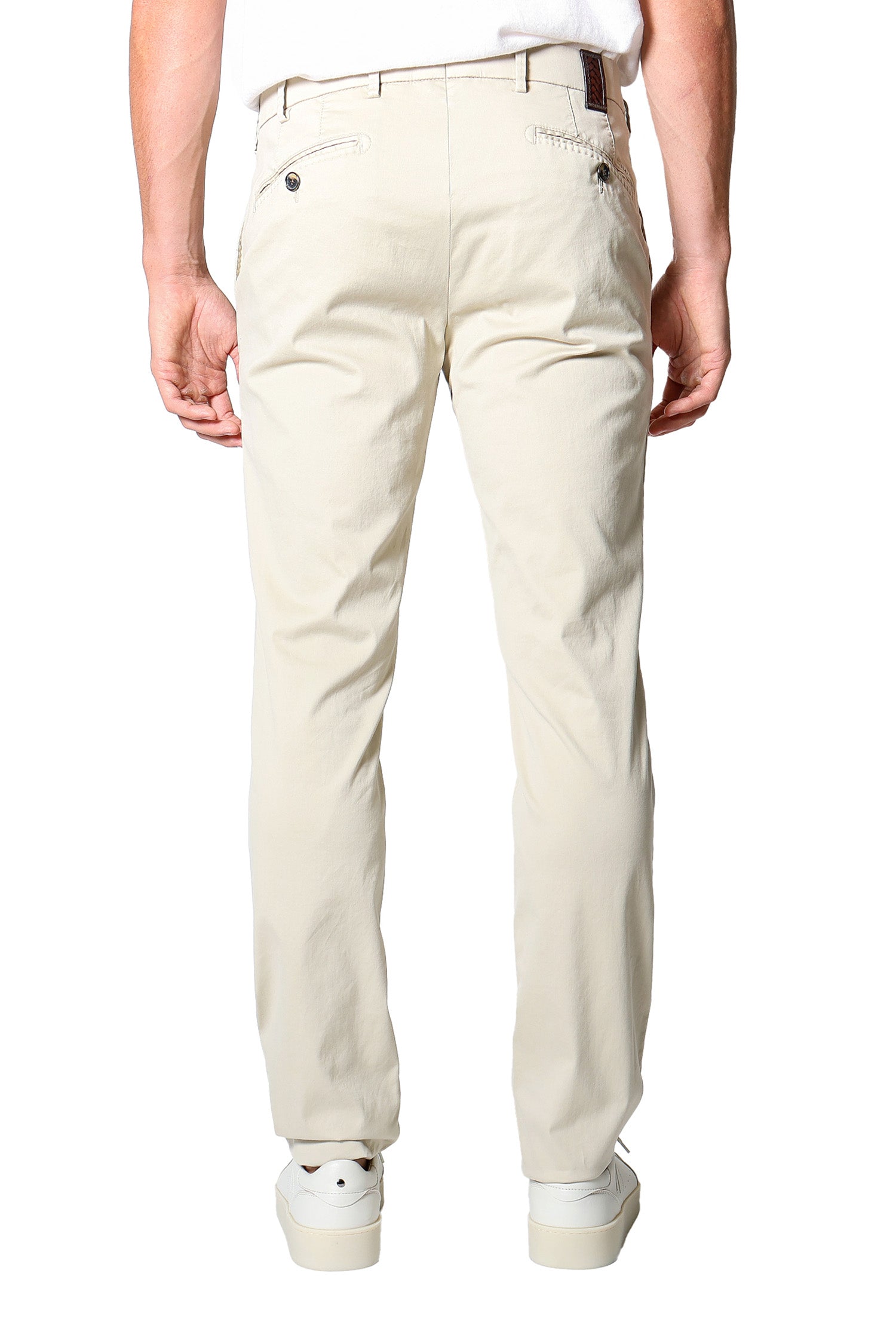 MMX | Slim Fit Chino With Silk | Beige