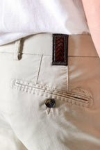 MMX | Slim Fit Chino With Silk | Beige