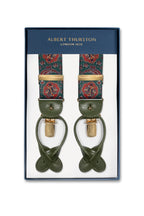 ALBERT THURSTON | Paisley & Floral 2-In-1 Braces | Green