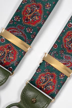 ALBERT THURSTON | Paisley & Floral 2-In-1 Braces | Green