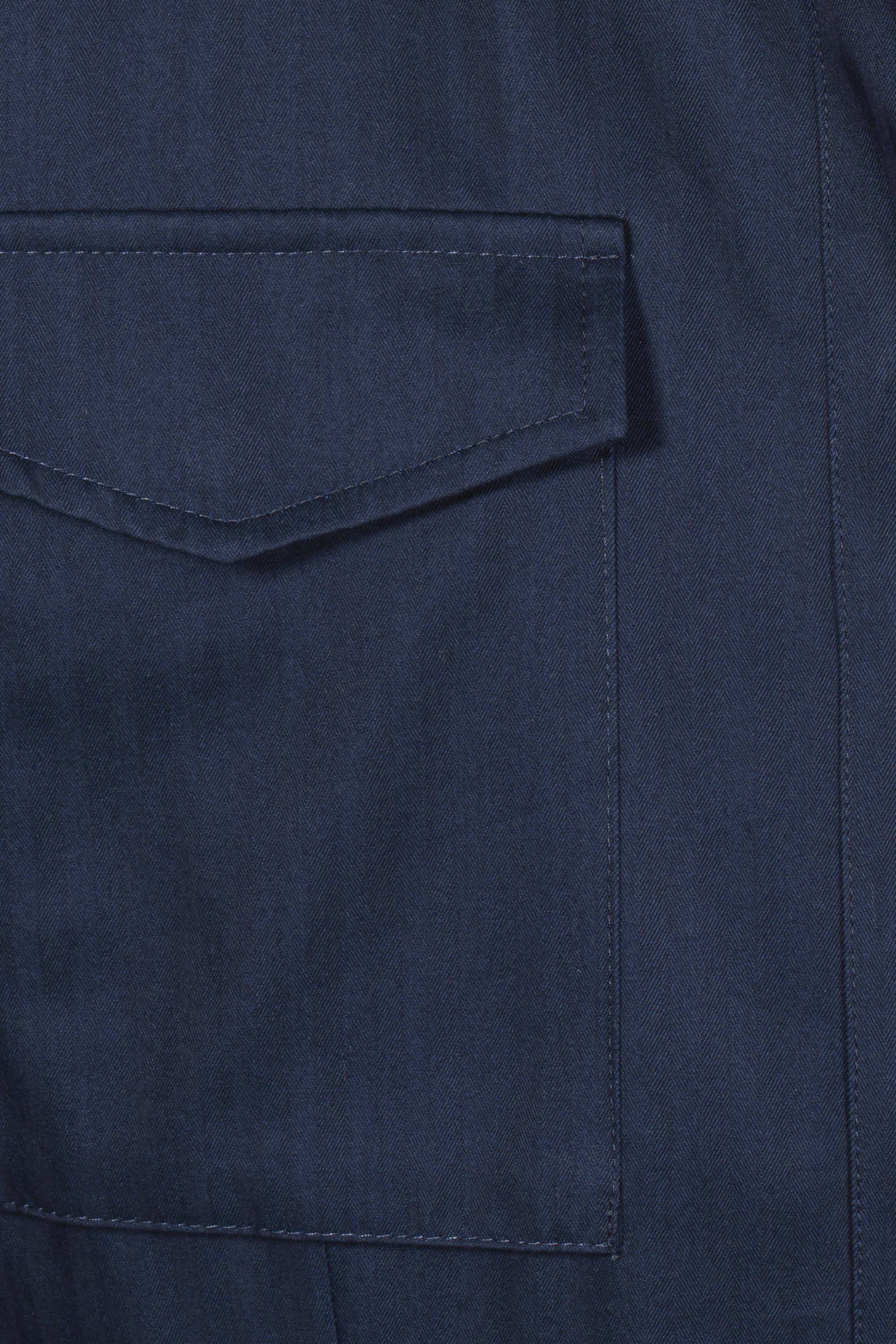 BRUNELLO CUCINELLI | Herringbone 4 Pocket Jacket | Navy