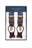 ALBERT THURSTON | Large Paisley 2-In-1 Braces | Navy & Red