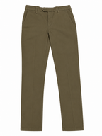 CANALI | Slim Leg Stretch Chino | Khaki Green