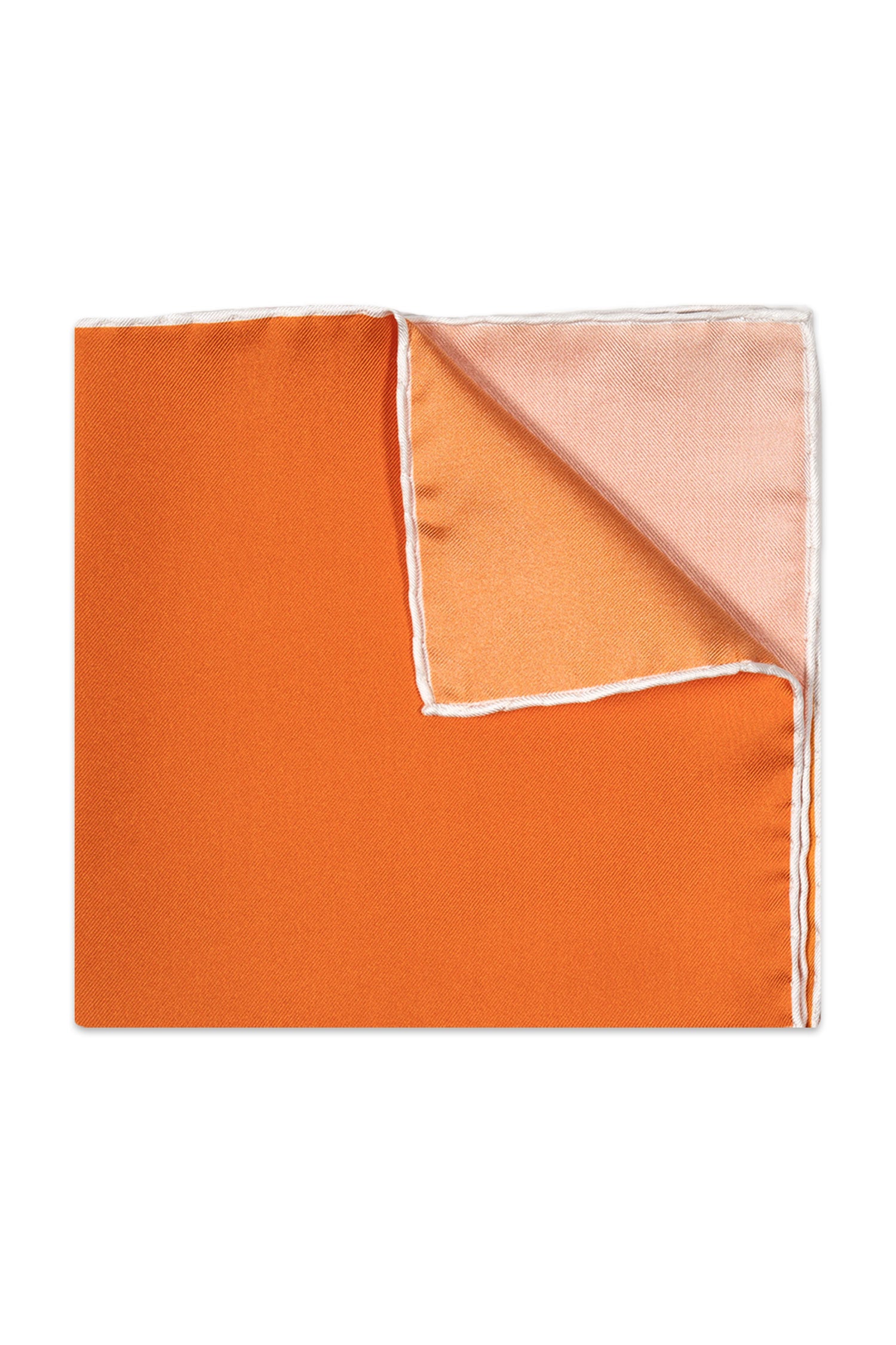 ASCOT | 4-Tone Silk Pocket Square | Orange