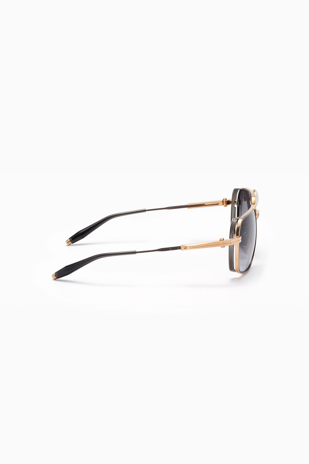 AKONI | Pathfinder AKS-503 Sunglasses | Brushed Gold & Black