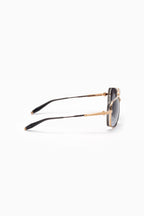 AKONI | Pathfinder AKS-503 Sunglasses | Brushed Gold & Black