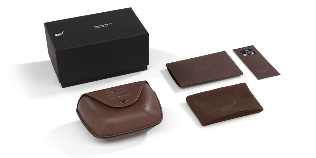 PERSOL | PO0714SM Folding Sunglasses | Light Havana
