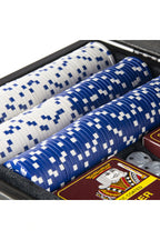 MANOPOULOS | 300 Piece Poker Set 39x22cm | Black