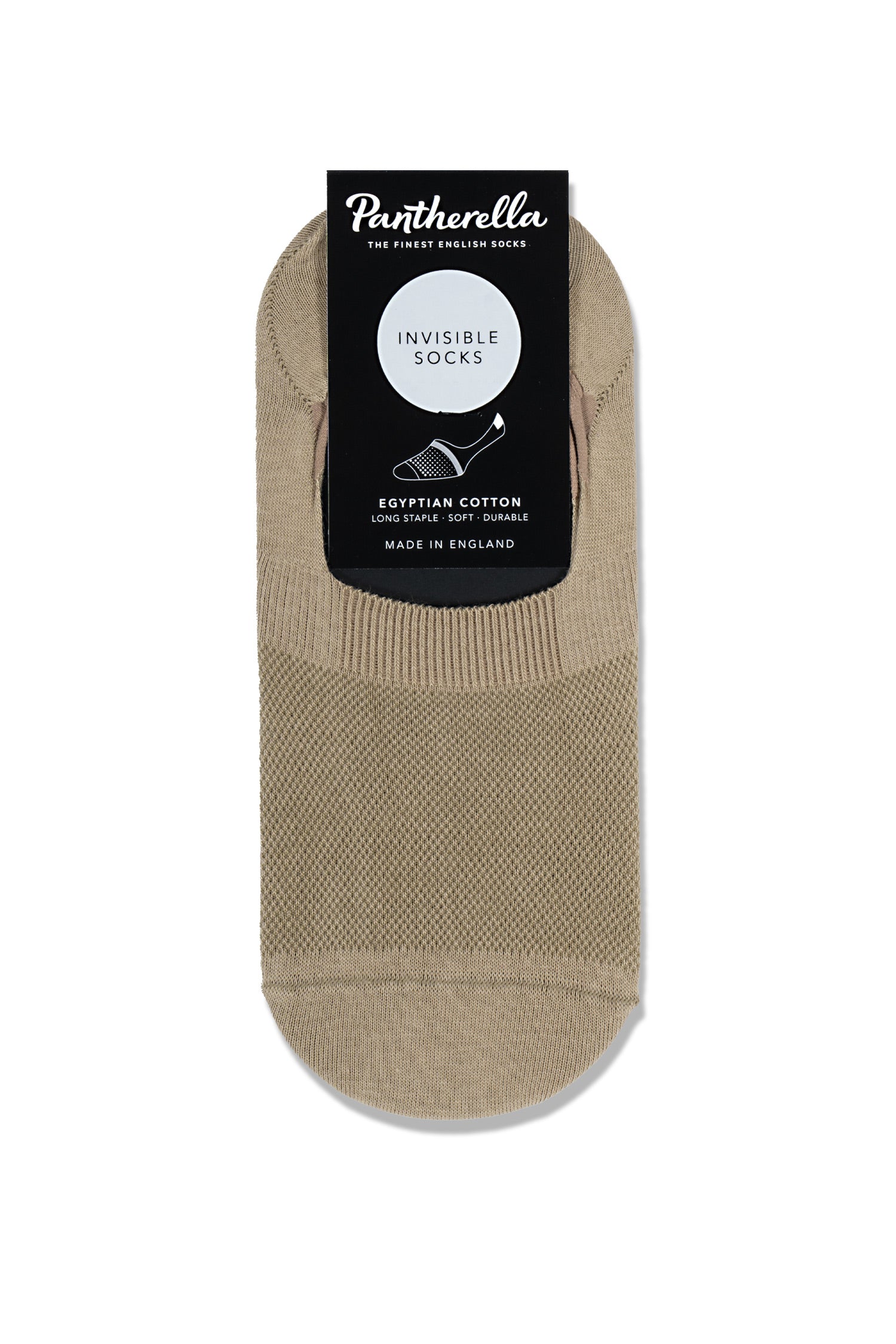 PANTHERELLA | Invisible Socks | Light Khaki