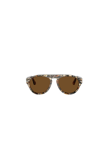 PERSOL Brown & Black Polarised With Brown Lens PO3370S