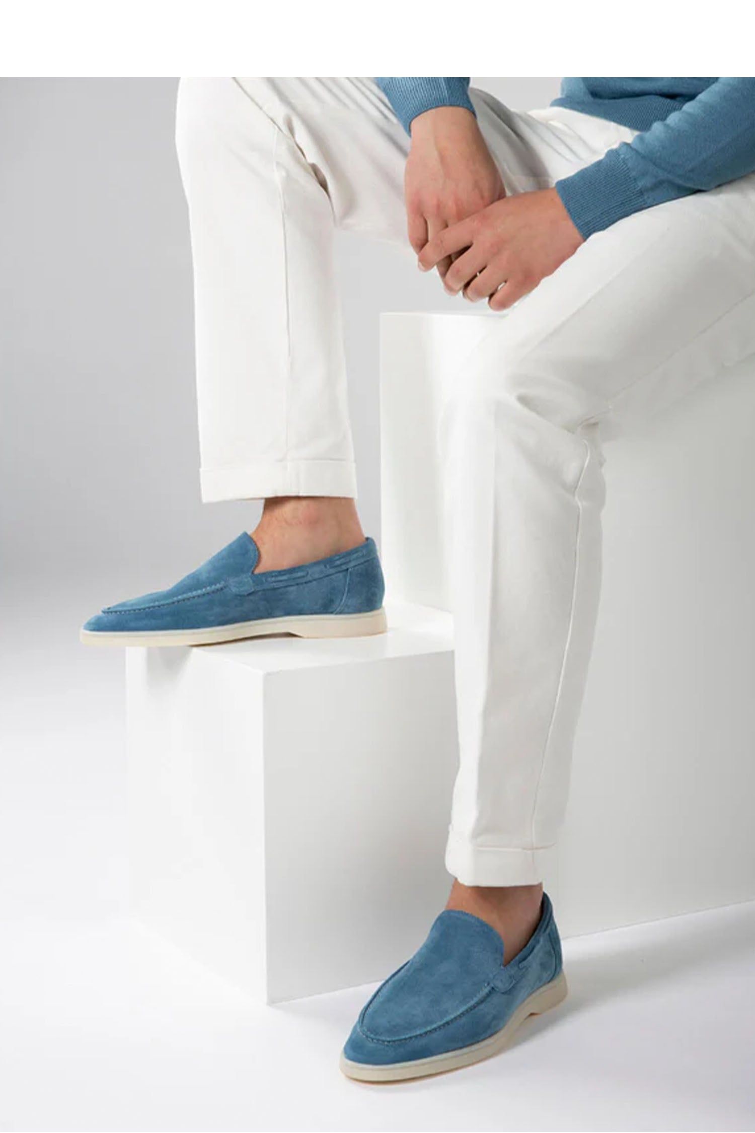 AURELIEN | Yacht Loafer | Sky Blue
