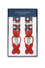 ALBERT THURSTON | Argyle 2-In-1 Braces | Red & Navy