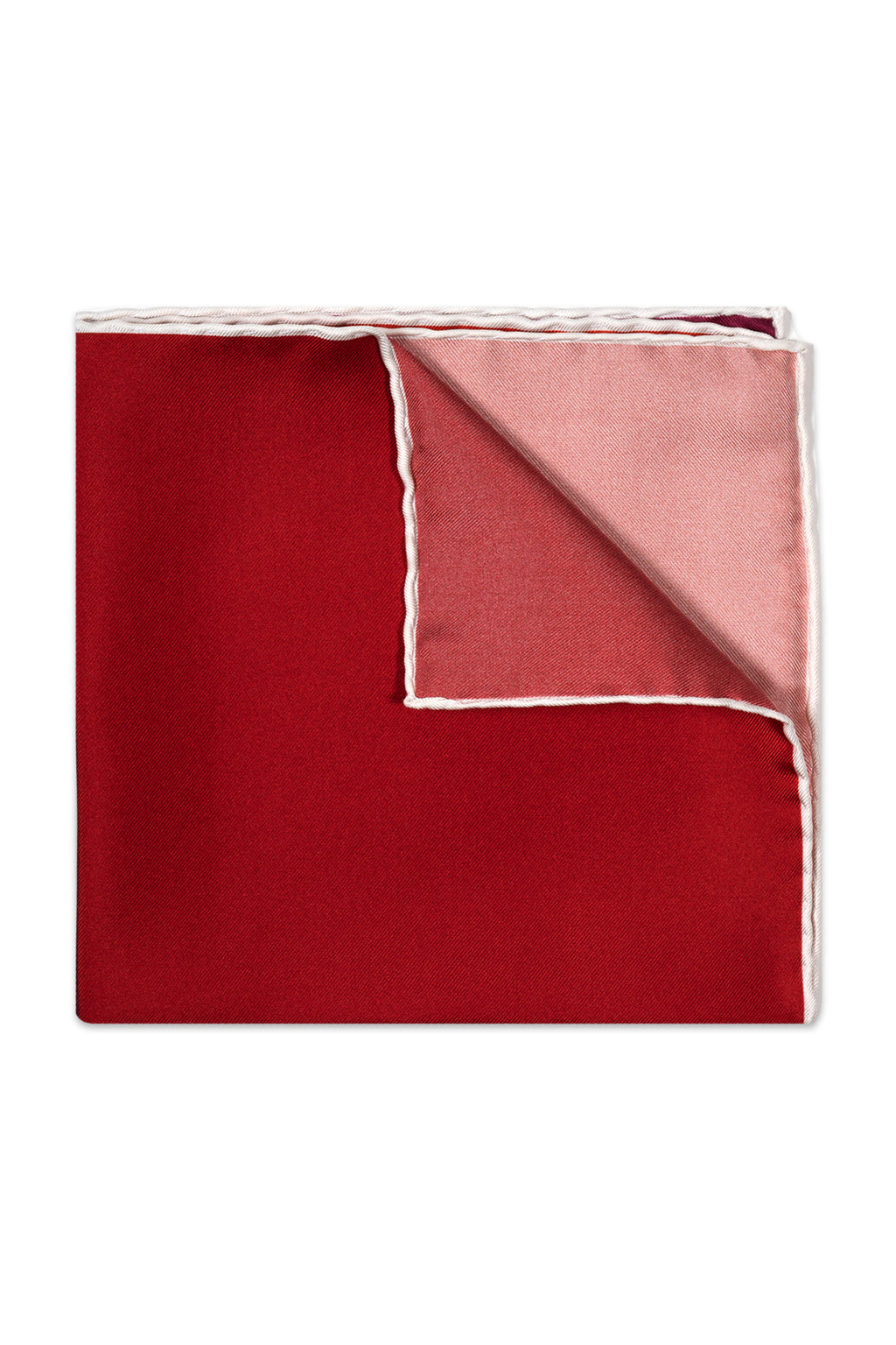 ASCOT | 4-Tone Silk Pocket Square | Red