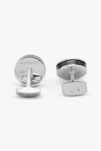 TATEOSSIAN | Woven Cufflinks & Studs Set | Silver