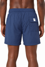 FEDELI | Madeira Plain Swim Shorts | Navy