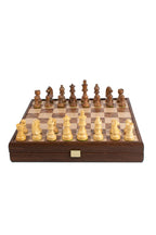 MANOPOULOS | Medium Chess Set 35x35cm | Walnut Burl