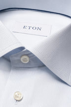 ETON | Striped Shirt | Sky Blue