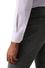 ETON | Twill Stripe Shirt | Purple