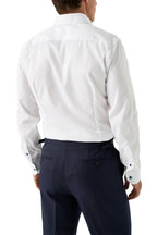 ETON | Shirt With Navy Buttons | White