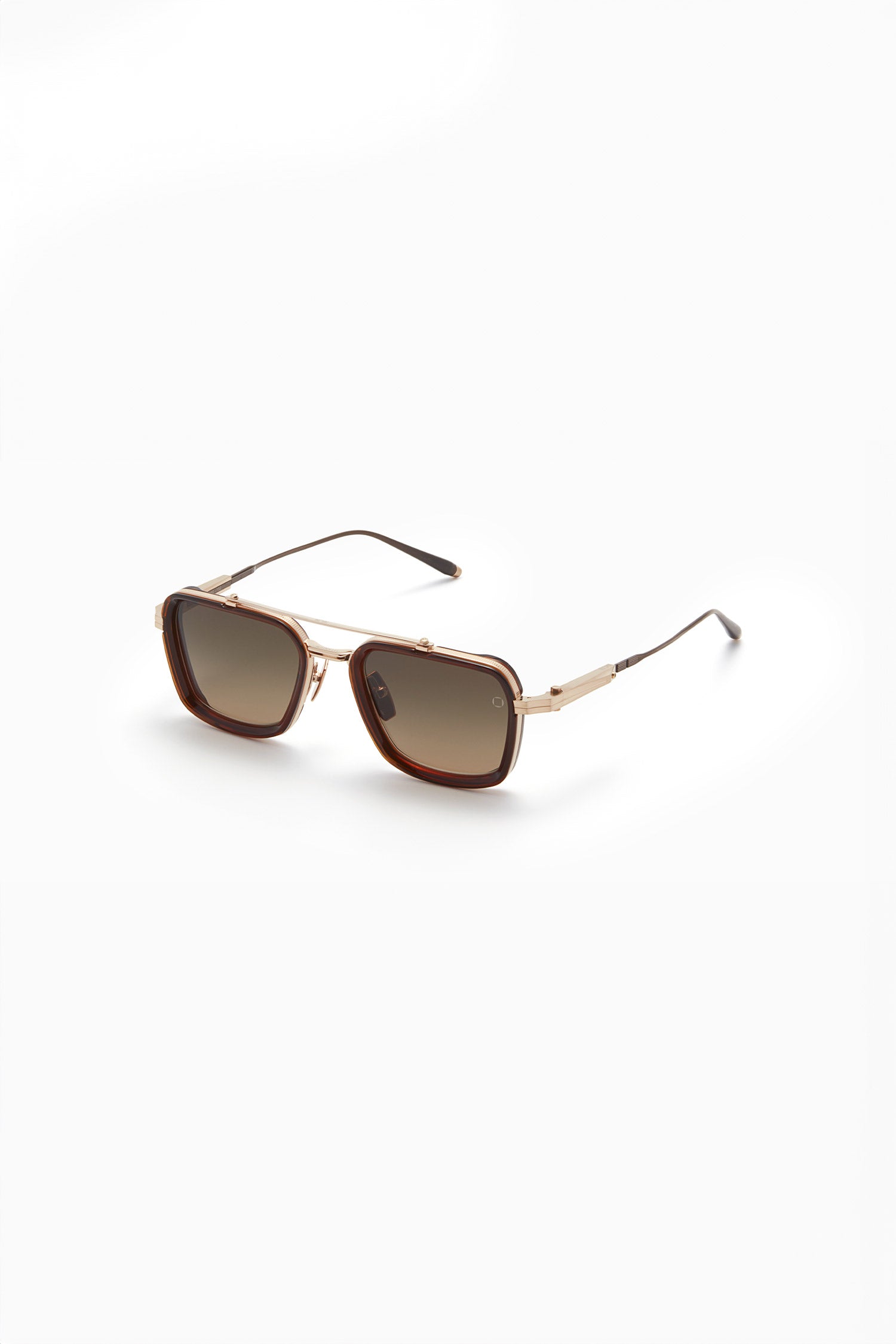 AKONI | Solis AKS-507 Sunglasses | Gold & Brown