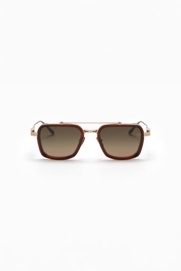 AKONI Gold & Brown Solis AKS-507C Sunglasses
