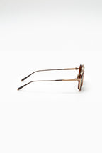 AKONI | Solis AKS-507 Sunglasses | Gold & Brown