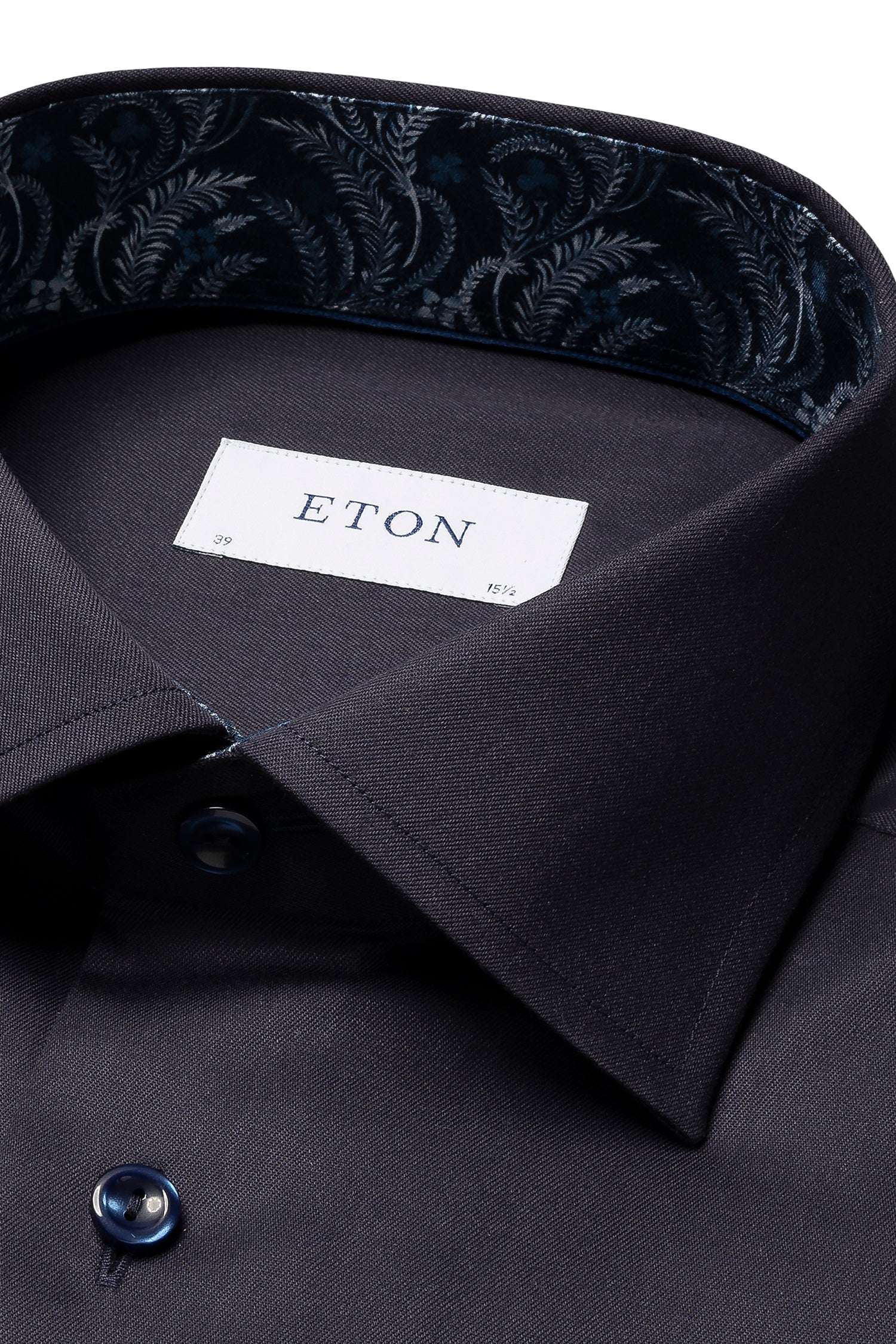 ETON | Contemporary Fit Shirt Ferns Inner | Navy
