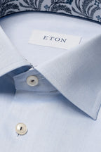 ETON | Contemporary Fit Shirt Ferns Inner | Blue