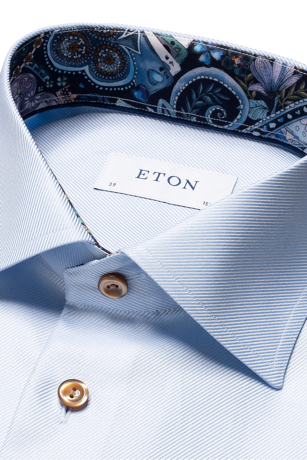 ETON | Shirt Choc Buttons | Blue