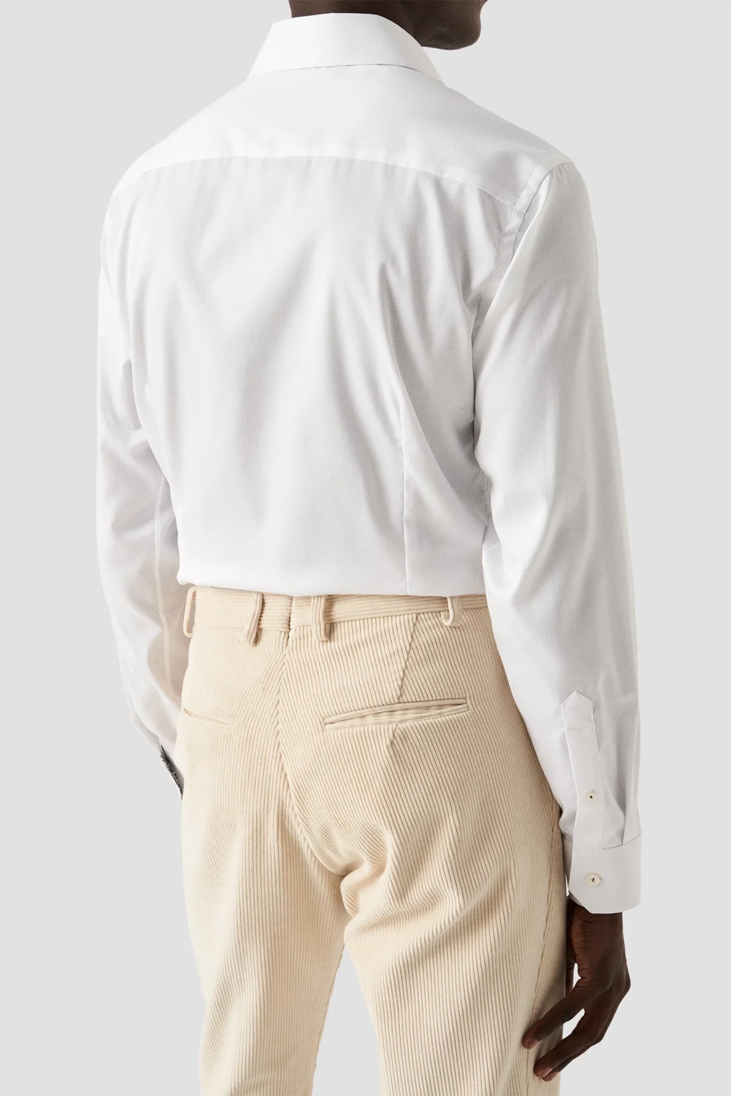 ETON | Shirt With Ferns & Clubs Inner | White