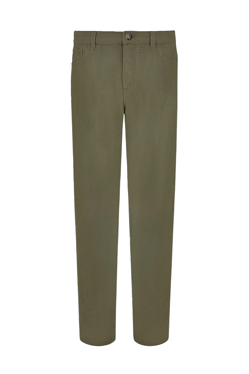 CANALI | Stretch Twill Jeans | Khaki Green