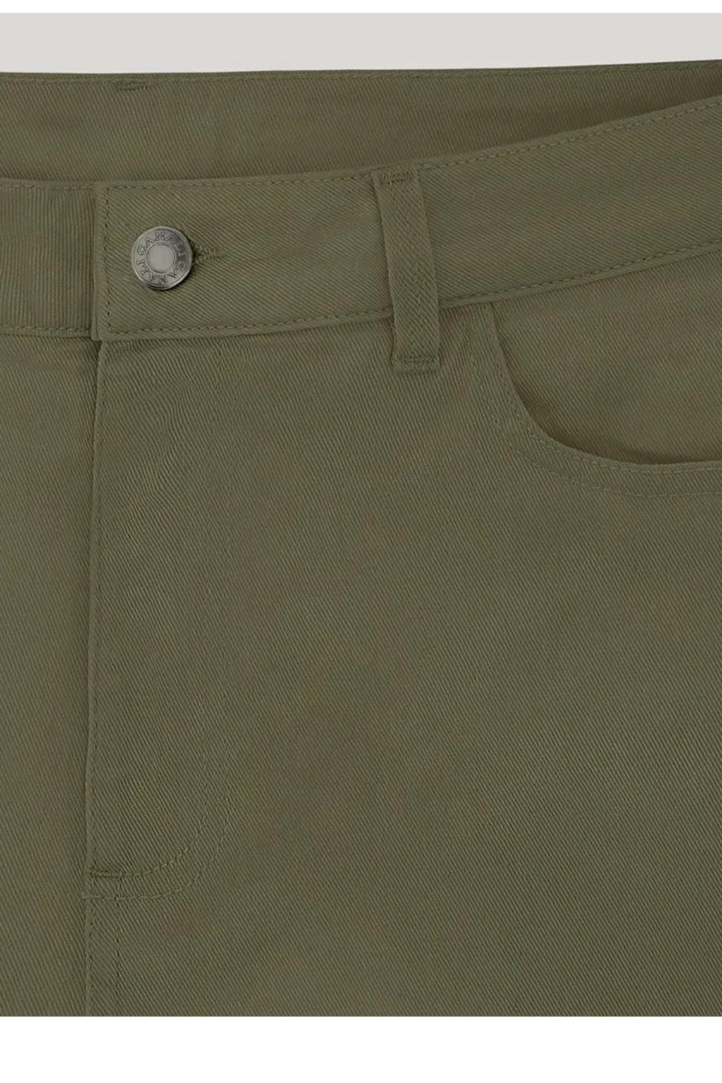 CANALI | Stretch Twill Jeans | Khaki Green