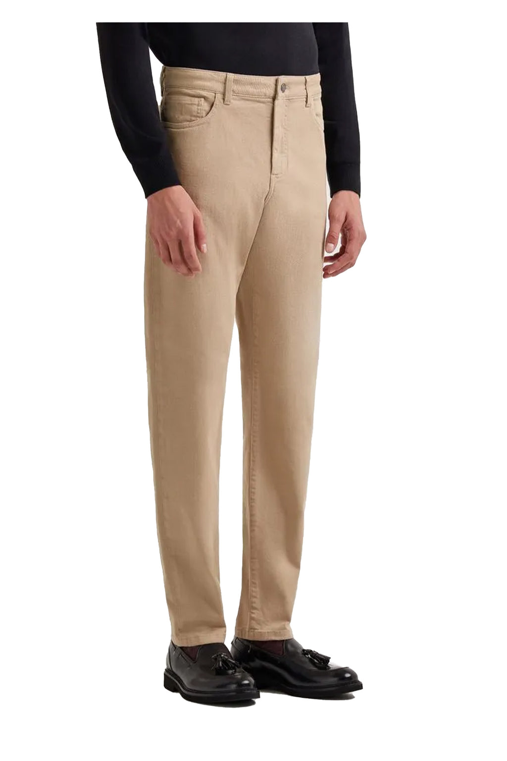 CANALI | Stretch Twill Jeans | Beige