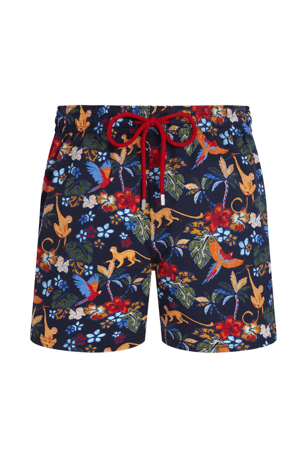 VILEBREQUIN | Moorise Monkey & Parrot Swim Shorts | Navy