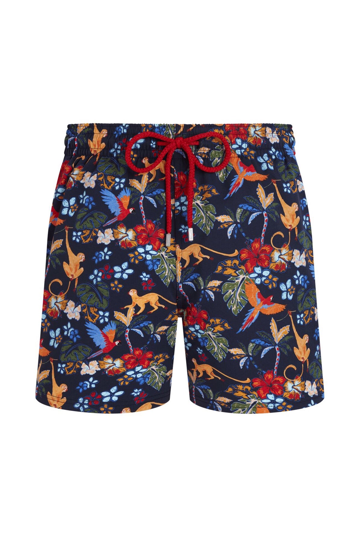 VILEBREQUIN | Moorise Monkey & Parrot Swim Shorts | Navy