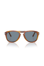 PERSOL | PO0714SM Folding Sunglasses | Light Havana