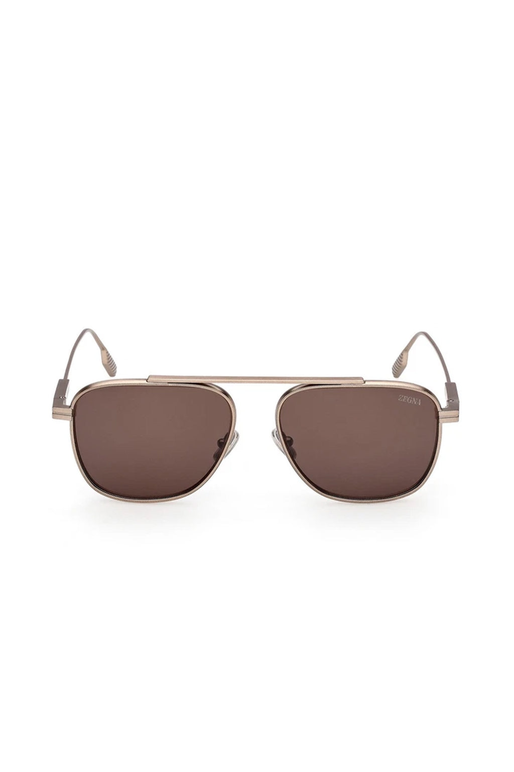 ZEGNA | EZ 0291 Metal Sunglasses | Gold & Brown