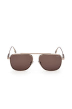 ZEGNA | EZ 0291 Metal Sunglasses | Gold & Brown