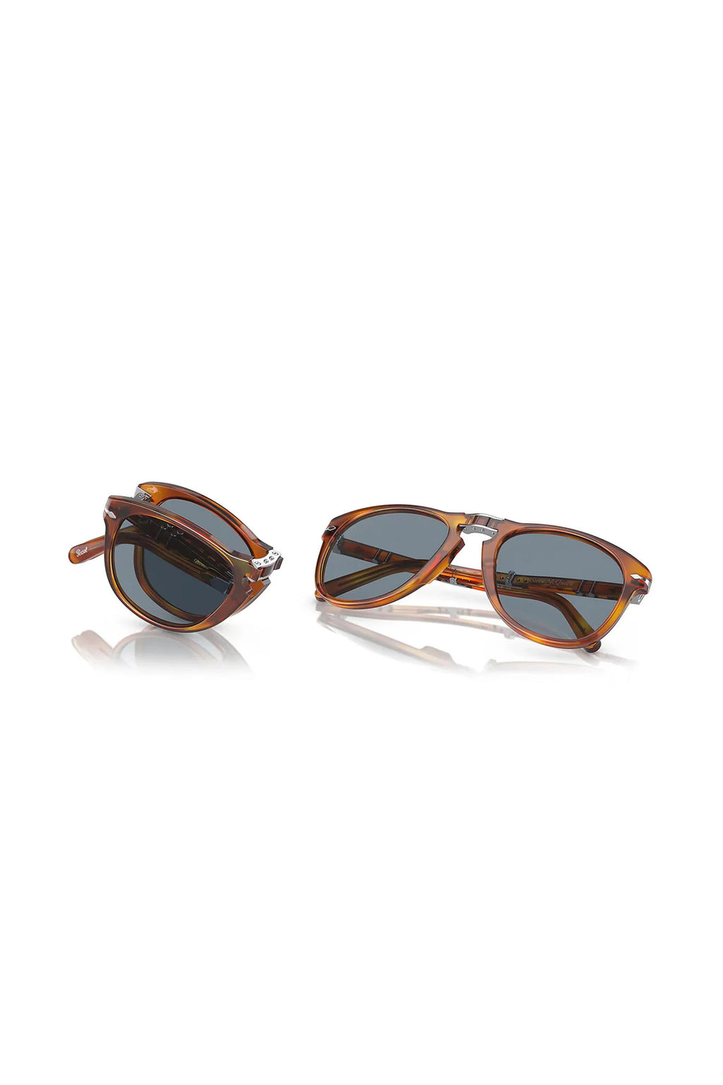 PERSOL | PO0714SM Folding Sunglasses | Light Havana