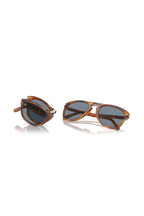 PERSOL | PO0714SM Folding Sunglasses | Light Havana